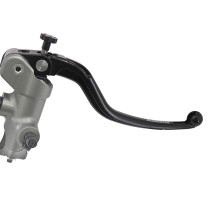 ACCOSSATO POMPA FRENO RADIALE 19X20 LEVA SNODATA FISSA FORGIATA MOTO UNIVERSALE