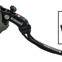 ACCOSSATO POMPA FRENO RADIALE 19X20 LEVA SNODATA FISSA FORGIATA MOTO UNIVERSALE