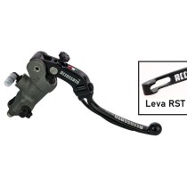 ACCOSSATO POMPA FRENO RADIALE 19X20 LEVA SNODATA FISSA FORGIATA MOTO UNIVERSALE