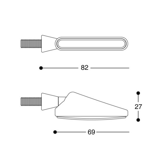 BARRACUDA COPPIA FRECCE SEQUENZIALI SQB-LED BASIC