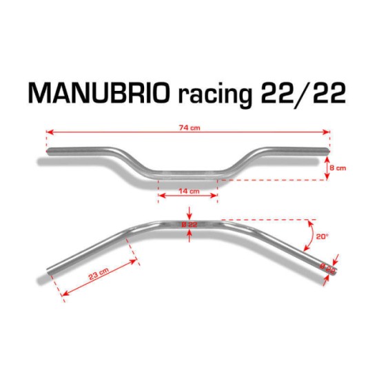 BARRACUDA MANUBRIO RACING 22 BARRACUDA MANUBRIO RACING 22