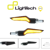 LIGHTECH COPPIA INDICATORI FRECCE LED FRE931 NER OMOLOGATE