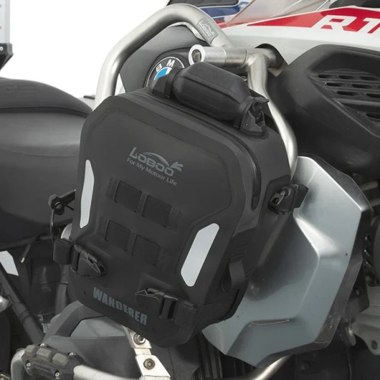 LOBOO COPPIA BORSE GONFIABILI BARRE PARAMOTORE WANDERER PARACOLPI MOTO