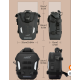 LOBOO COPPIA BORSE GONFIABILI BARRE PARAMOTORE WANDERER PARACOLPI MOTO