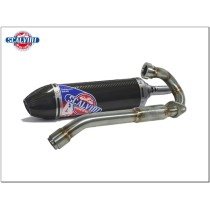 SCALVINI COMPLETE EXHAUST MUFFLER RACING BETA RR 125 LC 4T 2010-2018 CARBON