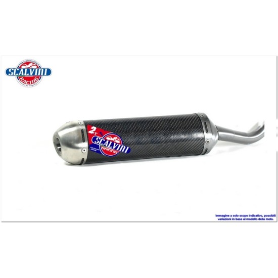 SCALVINI SCARICO MARMITTA SILENZIATORE RACING APRILIA MX 125 2003-2008 MIX2