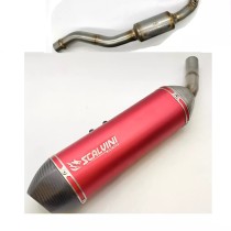 SCALVINI SCARICO COMPLETO MARMITTA RACING BETA RR 125 LC 4T 2025 EURO 5+ RED-CARBON TAYO SCALVINI SCARICO COMPLETO MARMITTA RACING BETA RR 125 LC 4T 2025 EURO 5+ RED-CARBON TAYO