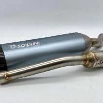SCALVINI SCARICO COMPLETO MARMITTA RACING BETA RR 125 LC 4T 2025 EURO 5+ TITANIUM GREY-CARBON SCALVINI SCARICO COMPLETO MARMITTA RACING BETA RR 125 LC 4T 2025 EURO 5+ TITANIUM GREY-CARBON