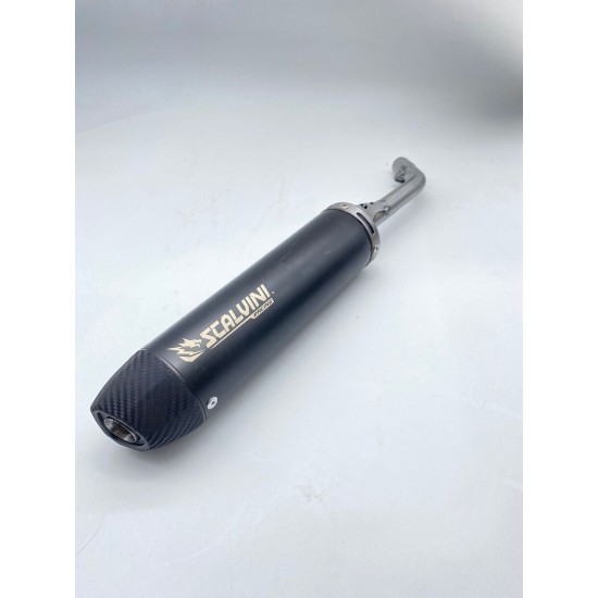 SCALVINI MARMITTA TERMINALE SCARICO CARBON LOOK YAMAHA YZ 85 2019-2024