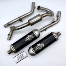 SCALVINI SCARICO COMPLETO MARMITTA RACING VENT 125 4T BAJA / DERAPAGE 2022-2023