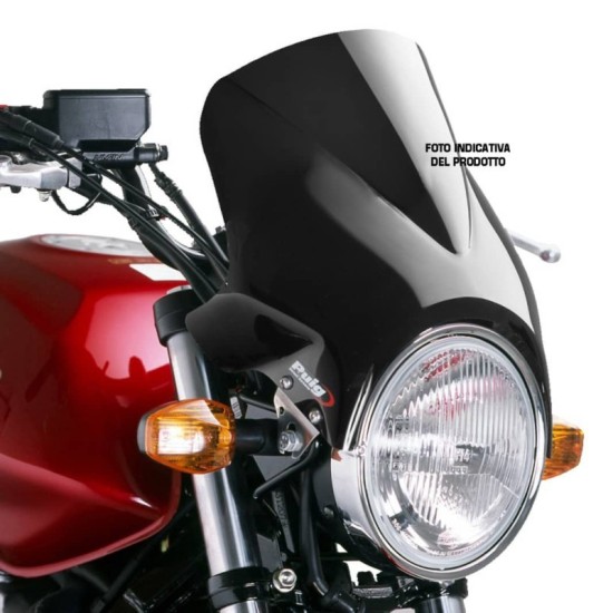 PUIG CUPOLINO UNIV. WINDY YAMAHA YBR125 CUSTOM 2008-2013 NERO PUIG CUPOLINO UNIV. WINDY YAMAHA YBR125 CUSTOM 2008-2013 NERO