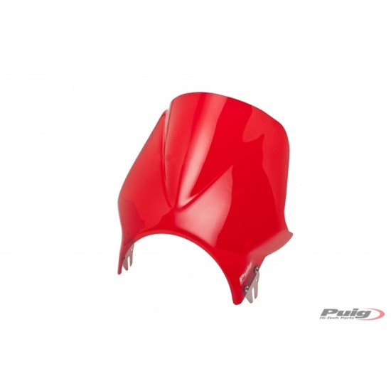 PUIG CUPOLINO UNIV. WINDY YAMAHA YBR125 CUSTOM 2008-2013 ROSSO PUIG CUPOLINO UNIV. WINDY YAMAHA YBR125 CUSTOM 2008-2013 ROSSO