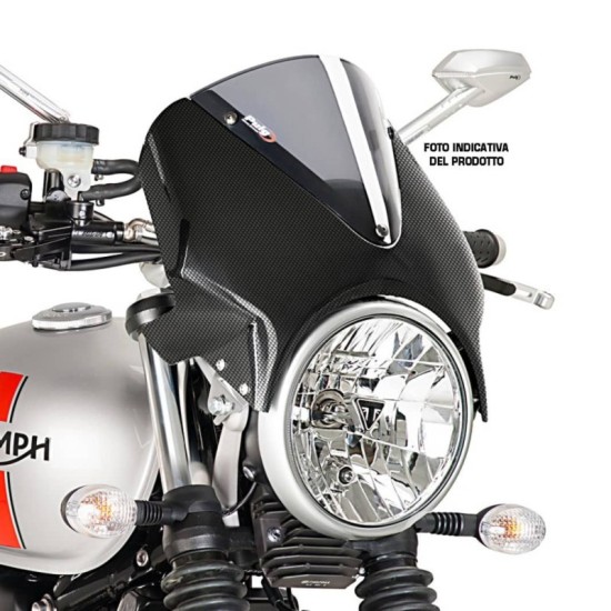 PUIG CUPOLINO UNIV. VISION CAGIVA PLANET 125 1998-2003 CARBON-FUME CHIARO PUIG CUPOLINO UNIV. VISION CAGIVA PLANET 125 1998-2003 CARBON-FUME CHIARO