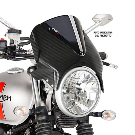 PUIG CUPOLINO UNIV. VISION CAGIVA PLANET 125 1998-2003 CARBON-FUME SCURO PUIG CUPOLINO UNIV. VISION CAGIVA PLANET 125 1998-2003 CARBON-FUME SCURO