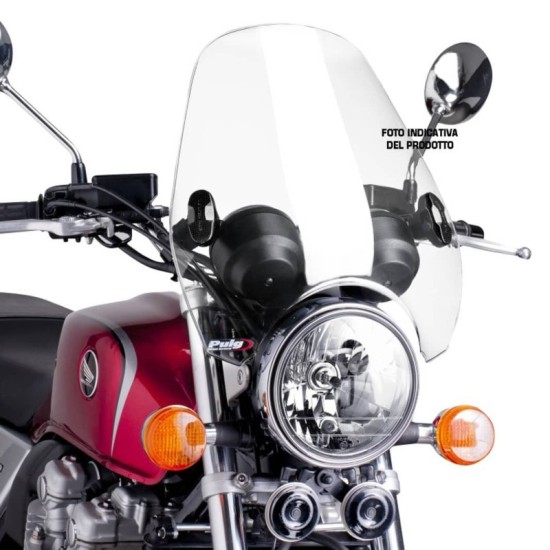 PUIG CUPOLINO UNIV. CUSTOM II HYOSUNG GV650 AQUILA 2005-2016 TRASPARENTE PUIG CUPOLINO UNIV. CUSTOM II HYOSUNG GV650 AQUILA 2005-2016 TRASPARENTE