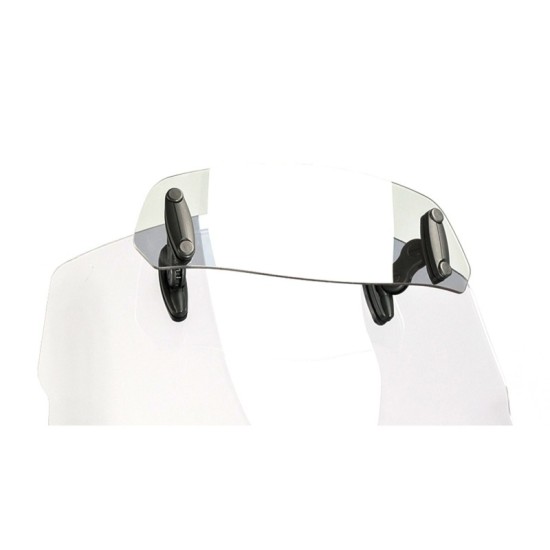 PUIG DEFLETTORE FISSAGGIO ATTRAVERSO VITI TRASPARENTE - Dimensioni (HxL): 100x277 mm. Interasse attacchi: 206 mm. Necessita PUIG DEFLETTORE FISSAGGIO ATTRAVERSO VITI TRASPARENTE - Dimensioni (HxL): 100x277 mm. Interasse attacchi: 206 mm. Necessita