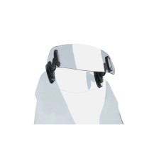 PUIG DEFLETTORE FISSAGGIO ATTRAVERSO CLIP-ON TRASPARENTE - Dimensioni (HxL): 100x277 mm. Interasse attacchi: 206 mm. Non