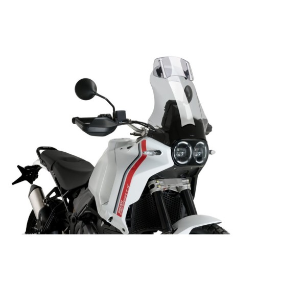 PUIG CUPOLINO TOURING CON VISIERA DUCATI DESERT X 2022-2023 FUME CHIARO PUIG CUPOLINO TOURING CON VISIERA DUCATI DESERT X 2022-2023 FUME CHIARO
