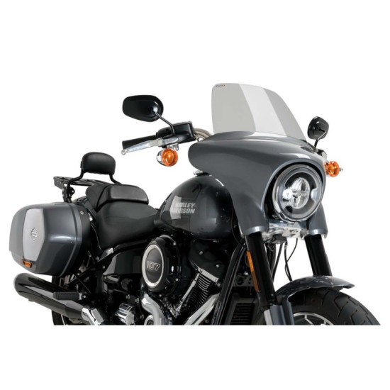 PUIG CUPOLINO HIGH-ROAD TOURING HARLEY D. SOFTAIL SPORT GLIDE FLSB 2018-2023 FUME CHIARO PUIG CUPOLINO HIGH-ROAD TOURING HARLEY D. SOFTAIL SPORT GLIDE FLSB 2018-2023 FUME CHIARO