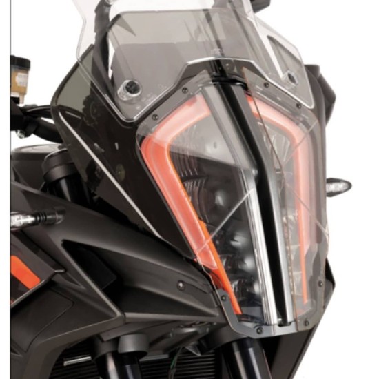 PUIG PROTEZIONE FARO KTM 1290 SUPER ADVENTURE R/S 2017-2020 TRASPARENTE