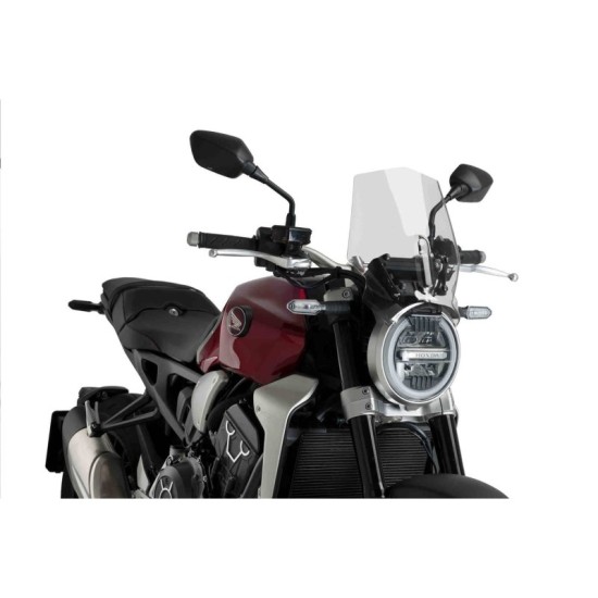 PUIG CUPOLINO NAKED N.G. SPORT HONDA CB650R NEO SPORTS CAFE 2019-2023 TRASPARENTE PUIG CUPOLINO NAKED N.G. SPORT HONDA CB650R NEO SPORTS CAFE 2019-2023 TRASPARENTE