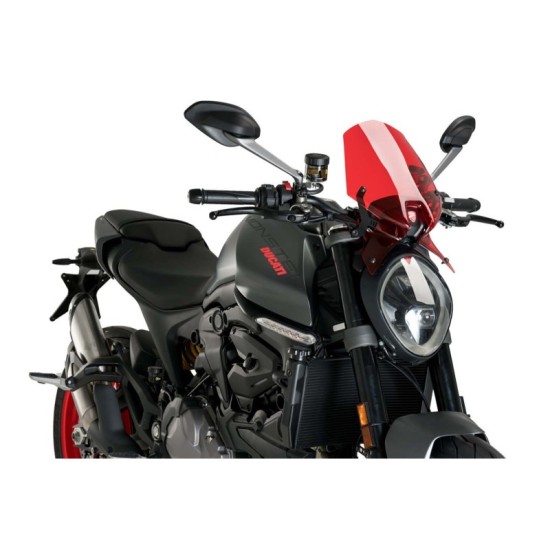 PUIG CUPOLINO NAKED N.G. SPORT DUCATI MONSTER 937 2021-2023 ROSSO PUIG CUPOLINO NAKED N.G. SPORT DUCATI MONSTER 937 2021-2023 ROSSO