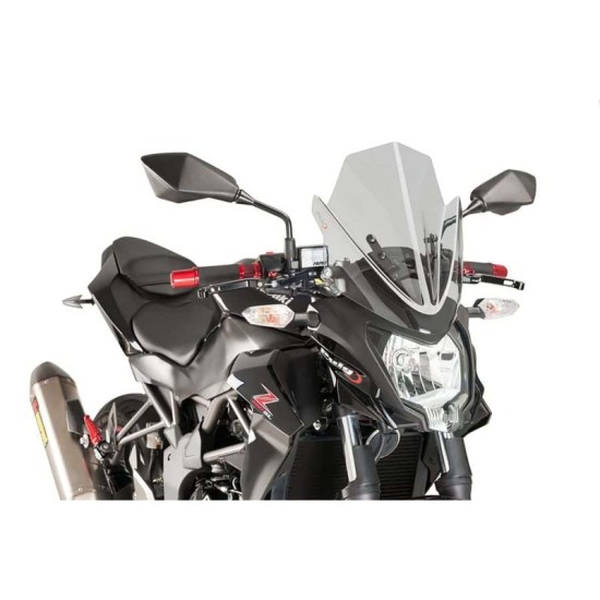 PUIG CUPOLINO NAKED N.G. SPORT KAWASAKI Z250SL 2015-2016 FUME CHIARO PUIG CUPOLINO NAKED N.G. SPORT KAWASAKI Z250SL 2015-2016 FUME CHIARO