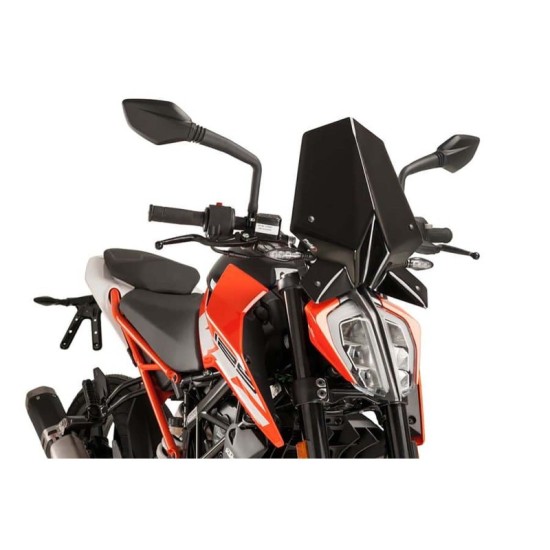 PUIG CUPOLINO NAKED N.G. SPORT KTM 125 DUKE 2017-2023 NERO PUIG CUPOLINO NAKED N.G. SPORT KTM 125 DUKE 2017-2023 NERO