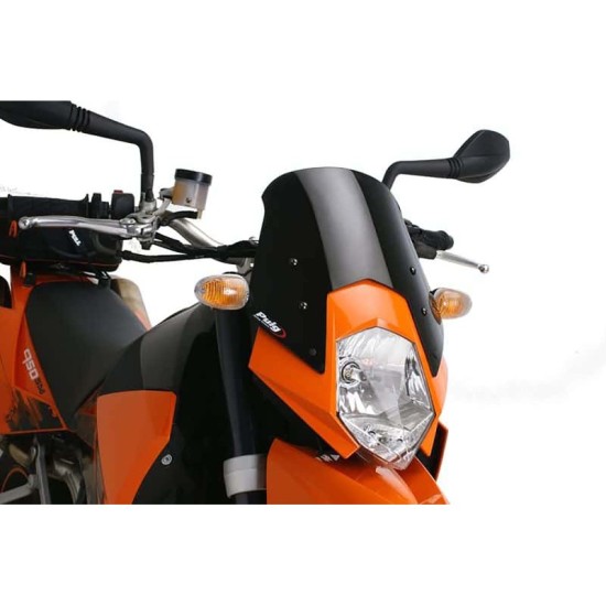 PUIG CUPOLINO NAKED N.G. SPORT KTM 950 SUPERMOTO 2005-2007 NERO PUIG CUPOLINO NAKED N.G. SPORT KTM 950 SUPERMOTO 2005-2007 NERO