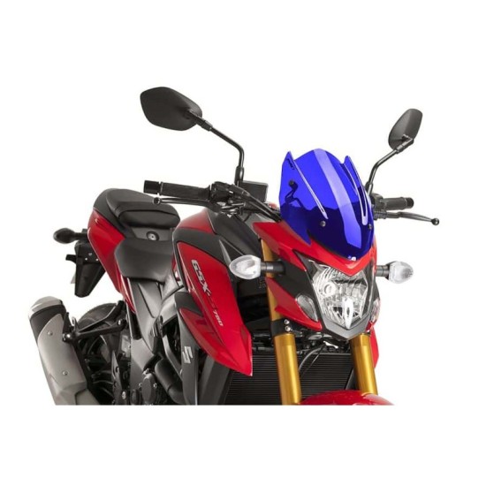 PUIG CUPOLINO NAKED N.G. SPORT SUZUKI GSX-S750 2017-2021 BLU PUIG CUPOLINO NAKED N.G. SPORT SUZUKI GSX-S750 2017-2021 BLU