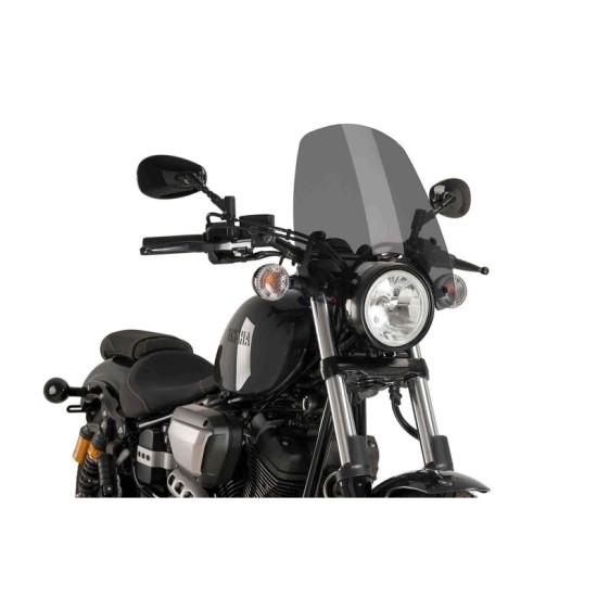 PUIG CUPOLINO NAKED N.G. TOURING YAMAHA XV950 RACER 2014-2021 FUME SCURO PUIG CUPOLINO NAKED N.G. TOURING YAMAHA XV950 RACER 2014-2021 FUME SCURO