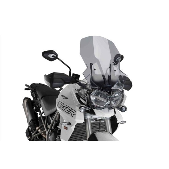 PUIG CUPOLINO TOURING TRIUMPH TIGER 800/XRT/XCX 2018-2020 FUME CHIARO PUIG CUPOLINO TOURING TRIUMPH TIGER 800/XRT/XCX 2018-2020 FUME CHIARO
