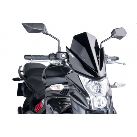 PUIG CUPOLINO NAKED N.G. SPORT KAWASAKI ER-6N 2012-2016 NERO PUIG CUPOLINO NAKED N.G. SPORT KAWASAKI ER-6N 2012-2016 NERO