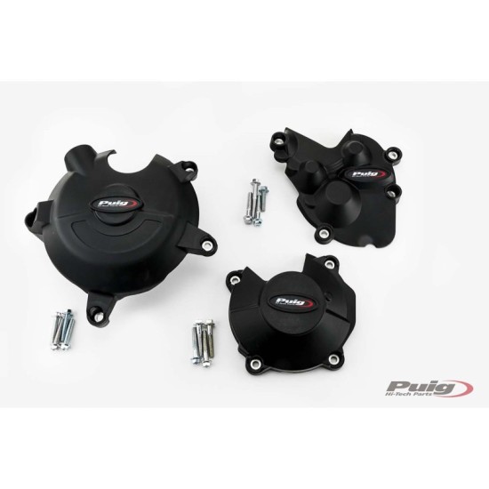 PUIG PROTEZIONE CARTER MOTORE KAWASAKI ZX-6R NINJA 2009-2016 NERO