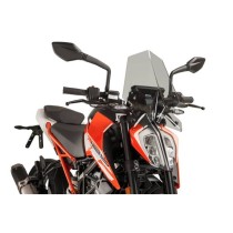 PUIG CUPOLINO NAKED N.G. SPORT KTM 125 DUKE 2017-2023 FUME CHIARO PUIG CUPOLINO NAKED N.G. SPORT KTM 125 DUKE 2017-2023 FUME CHIARO