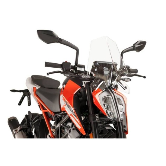 PUIG CUPOLINO NAKED N.G. SPORT KTM 125 DUKE 2017-2023 TRASPARENTE PUIG CUPOLINO NAKED N.G. SPORT KTM 125 DUKE 2017-2023 TRASPARENTE