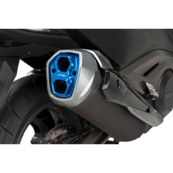 PUIG TERMINALE SCARICO KYMCO AK550 2017-2022 BLU