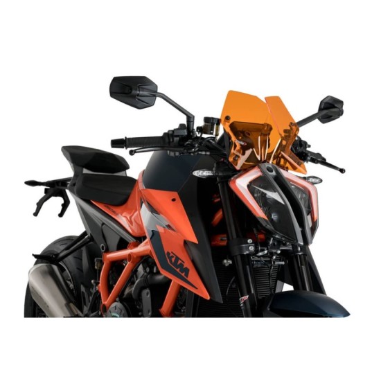 PUIG CUPOLINO NAKED N.G. SPORT KTM 1290 SUPERDUKE R EVO 2022-2023 ARANCIONE PUIG CUPOLINO NAKED N.G. SPORT KTM 1290 SUPERDUKE R EVO 2022-2023 ARANCIONE