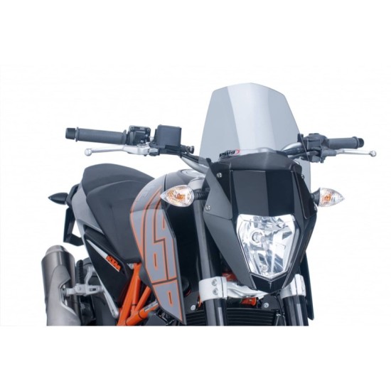 PUIG CUPOLINO NAKED N.G. SPORT KTM 690 DUKE R 2012-2017 FUME CHIARO PUIG CUPOLINO NAKED N.G. SPORT KTM 690 DUKE R 2012-2017 FUME CHIARO