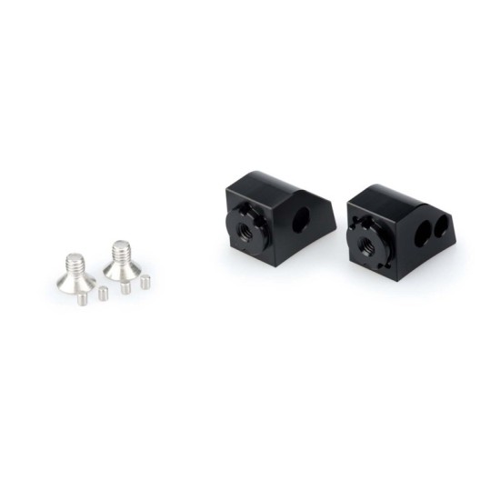 PUIG ADATTATORI POGG. REGOLABILI PASSEGGERO HONDA VFR800F 2014-2020 NERO PUIG ADATTATORI POGG. REGOLABILI PASSEGGERO HONDA VFR800F 2014-2020 NERO
