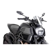 PUIG CUPOLINO NAKED N.G. SPORT REGOLABILE DUCATI DIAVEL 2014-2018 FUME CHIARO PUIG CUPOLINO NAKED N.G. SPORT REGOLABILE DUCATI DIAVEL 2014-2018 FUME CHIARO