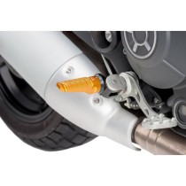 PUIG POGGIAPIEDI MODELLO RACING COLORE ORO - Dimensioni: 72x27 mm. Peso: 90 gr - 6301O