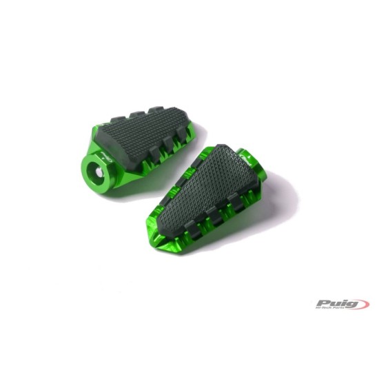 PUIG POGGIAPIEDI MODELLO TRAIL COLORE VERDE - Dimensioni: 85x51 mm. Peso: 130 gr. - 7319V