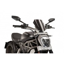 PUIG CUPOLINO NAKED N.G. SPORT REGOLABILE DUCATI X DIAVEL 2016-2018 NERO PUIG CUPOLINO NAKED N.G. SPORT REGOLABILE DUCATI X DIAVEL 2016-2018 NERO