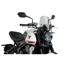PUIG CUPOLINO NAKED N.G. SPORT TRIUMPH TRIDENT 660 2021-2023 FUME CHIARO PUIG CUPOLINO NAKED N.G. SPORT TRIUMPH TRIDENT 660 2021-2023 FUME CHIARO