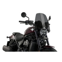 PUIG CUPOLINO NAKED N.G. TOURING HONDA CMX1100 REBEL 2021-2023 FUME SCURO PUIG CUPOLINO NAKED N.G. TOURING HONDA CMX1100 REBEL 2021-2023 FUME SCURO