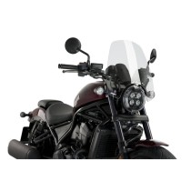 PUIG CUPOLINO NAKED N.G. TOURING HONDA CMX1100 REBEL 2021-2023 TRASPARENTE PUIG CUPOLINO NAKED N.G. TOURING HONDA CMX1100 REBEL 2021-2023 TRASPARENTE