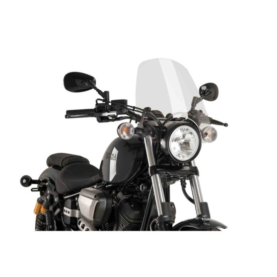 PUIG CUPOLINO NAKED N.G. TOURING YAMAHA XV950 RACER 2014-2021 TRASPARENTE PUIG CUPOLINO NAKED N.G. TOURING YAMAHA XV950 RACER 2014-2021 TRASPARENTE