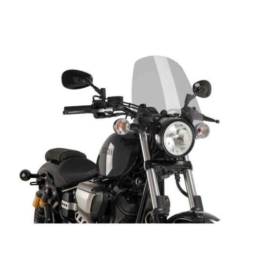 PUIG CUPOLINO NAKED N.G. TOURING YAMAHA XV950/R 2014-2021 FUME CHIARO PUIG CUPOLINO NAKED N.G. TOURING YAMAHA XV950/R 2014-2021 FUME CHIARO