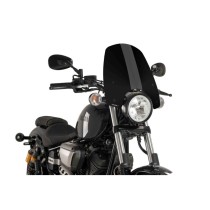 PUIG CUPOLINO NAKED N.G. TOURING YAMAHA XV950/R 2014-2021 NERO PUIG CUPOLINO NAKED N.G. TOURING YAMAHA XV950/R 2014-2021 NERO